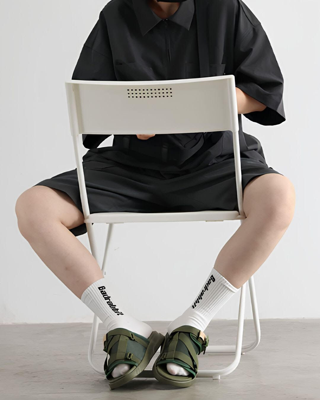 【URBANEST】クロスベルトスライドサンダル 2color UN0062