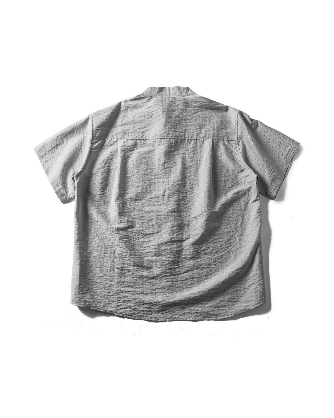 【URBANEST】スタンドカラーリネンブレンドシャツ 2color UN0035