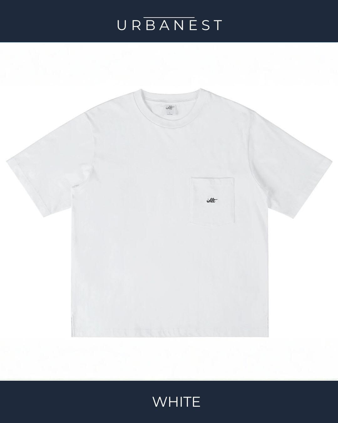 【URBANEST】【1着¥5490】【お得なSET商品】胸ポケットワンポイントクルーネックTシャツ 7color UN0073