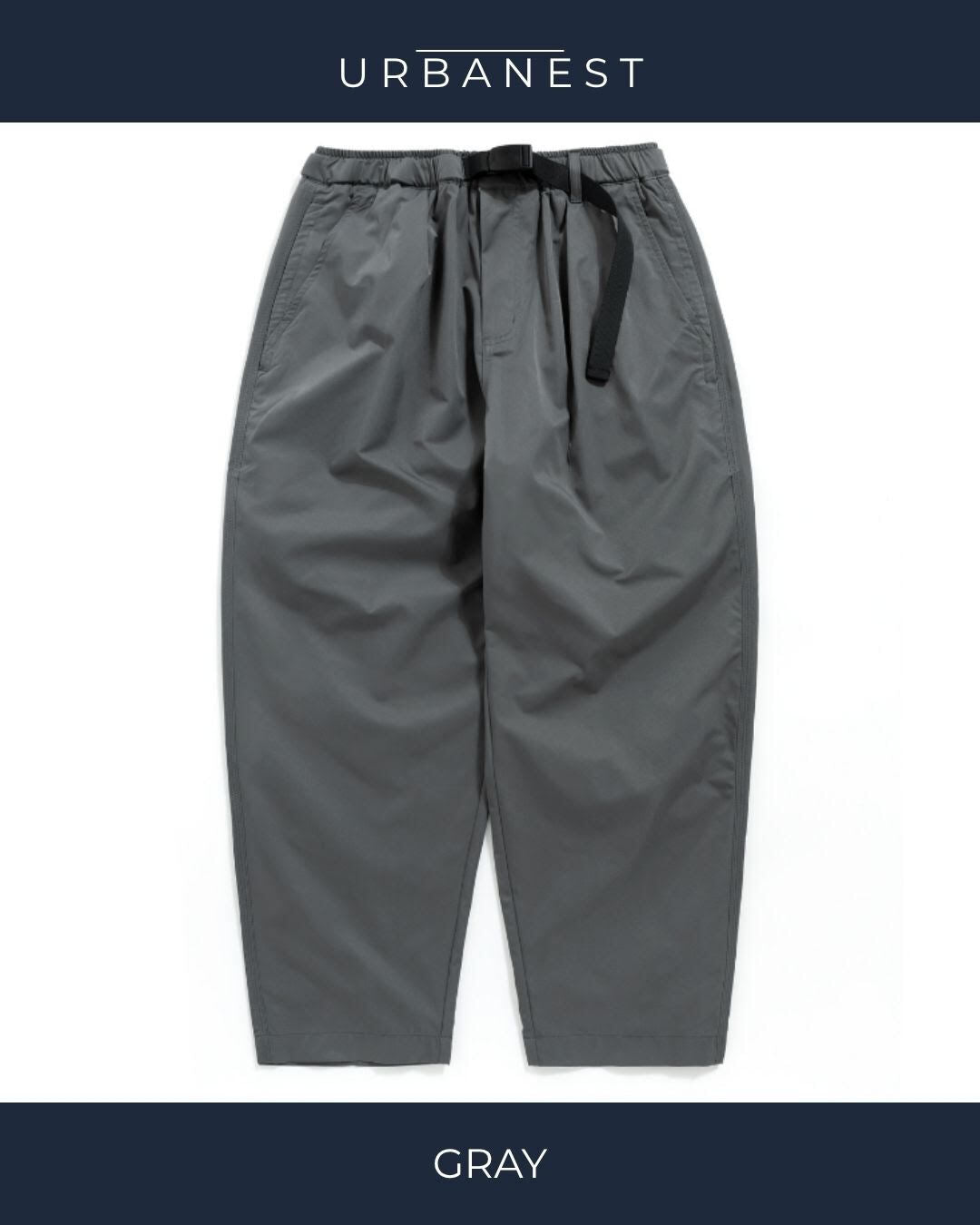 【URBANEST】クライミングバルーンワイドテーパードパンツ 3color UN0077