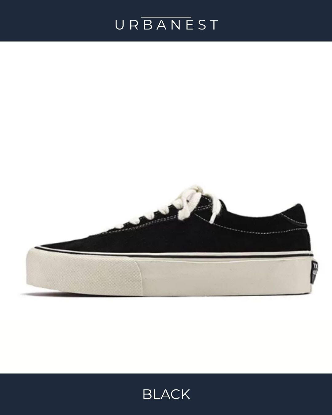 【URBANEST】スエード調プラットフォーム厚底スニーカー 4color UN0056