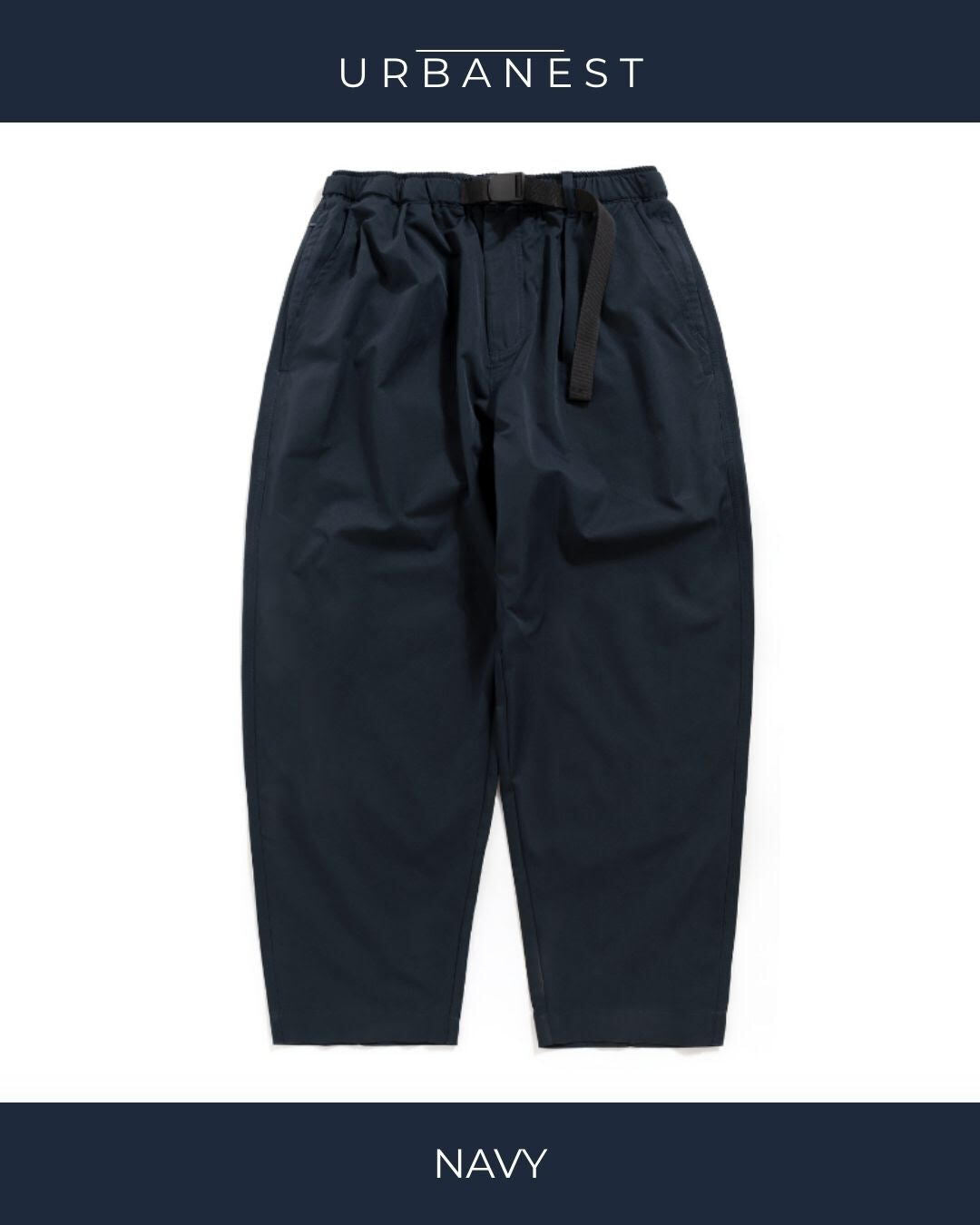 【URBANEST】クライミングバルーンワイドテーパードパンツ 3color UN0077