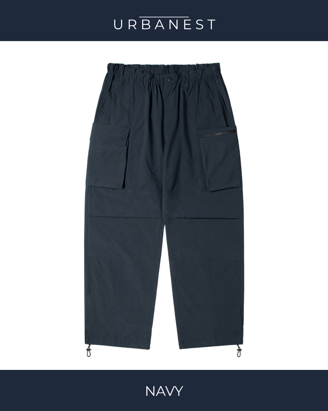 【URBANEST】マルチポケットテックカーゴパンツ 2color UN0107