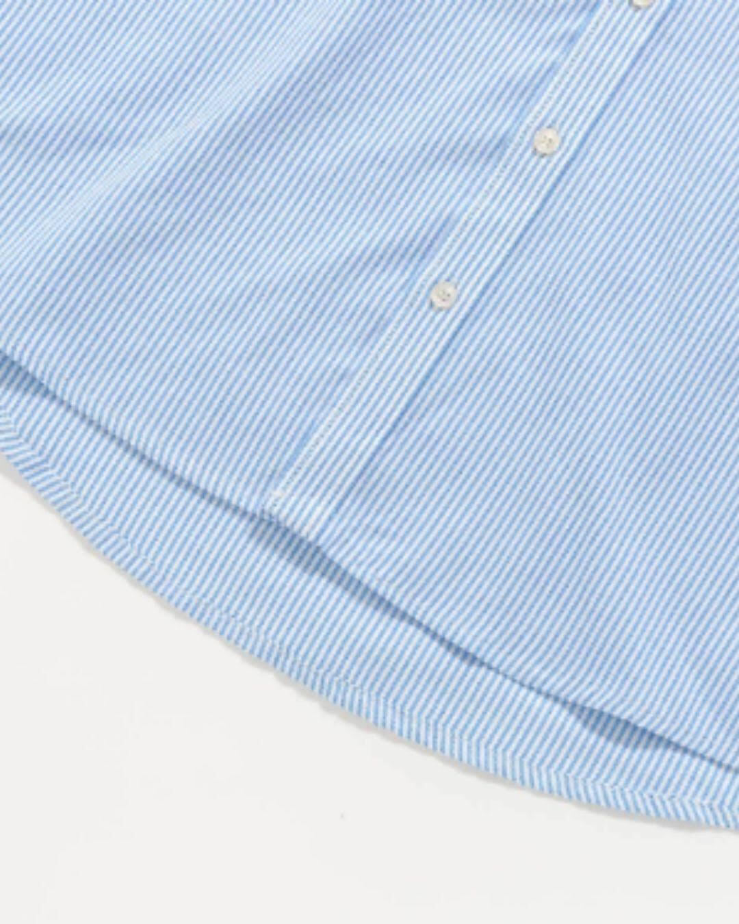 【URBANEST】ストライプボタンダウン長袖シャツ 2color UN0085