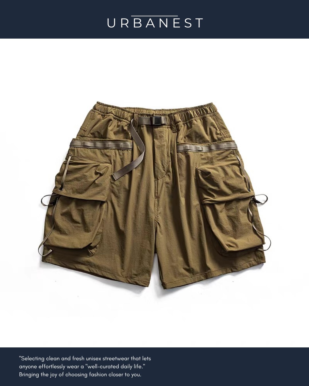 【URBANEST】カーゴユーティリティショートパンツ 4color UN0047
