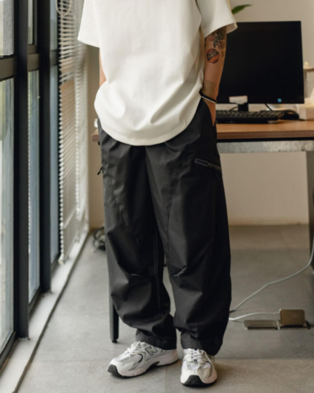 【URBANEST】ワイドバルーンバギーパンツ 3color UN0080
