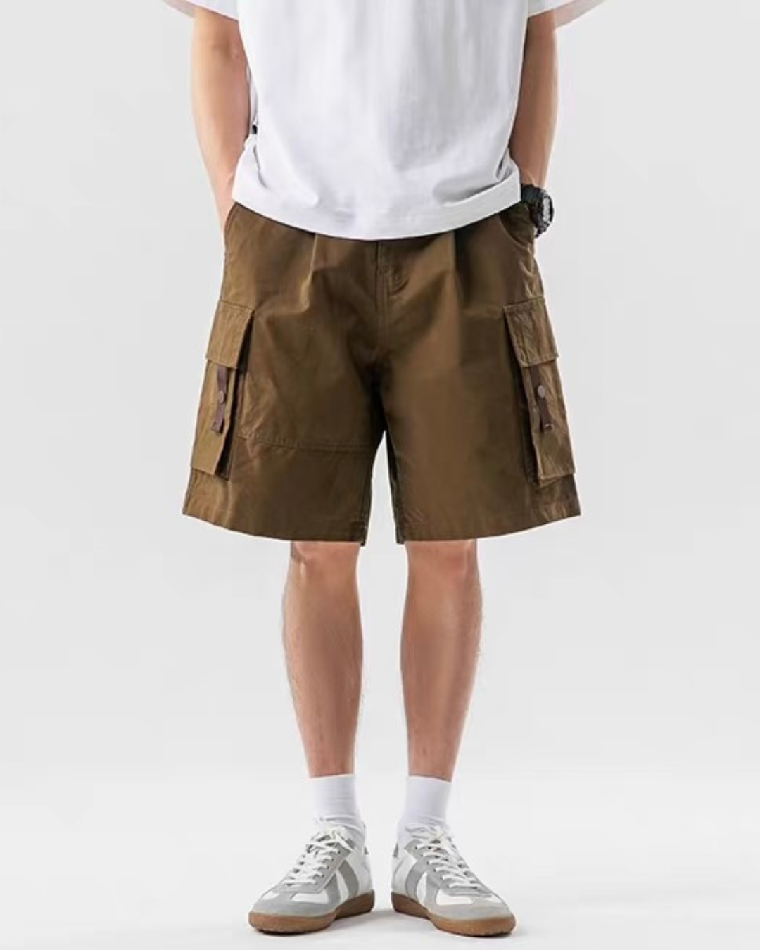 【URBANEST】フラップカーゴショートパンツ 3color UN0015
