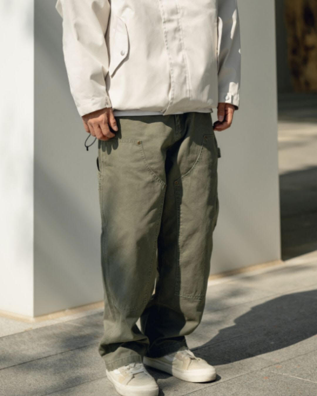【URBANEST】ダブルニーワイドペインターワークパンツ 4color UN0083