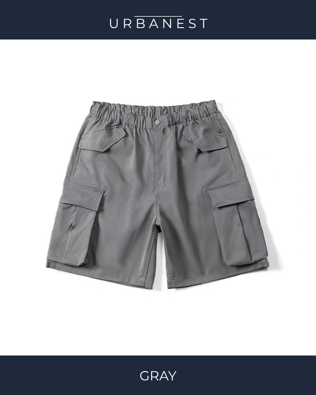 【URBANEST】マルチポケットカーゴショートパンツ 3color UN0031