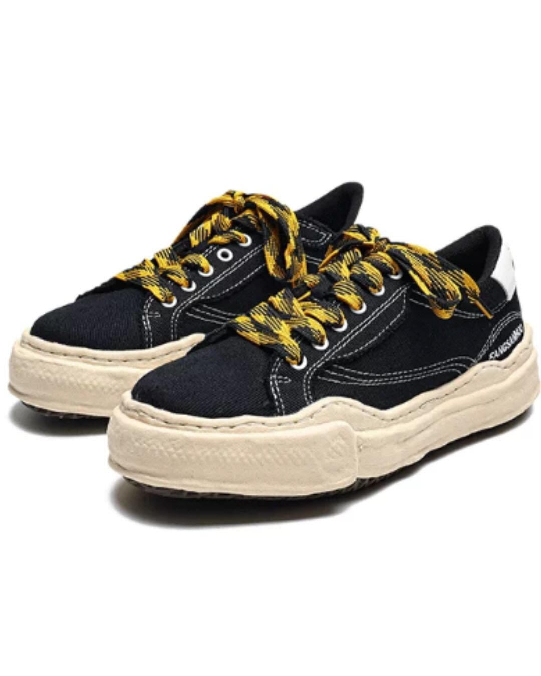 【URBANEST】キャンバス厚底ローカットスニーカー 3color UN0052