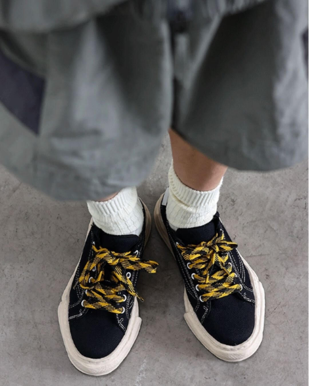 【URBANEST】キャンバス厚底ローカットスニーカー 3color UN0052