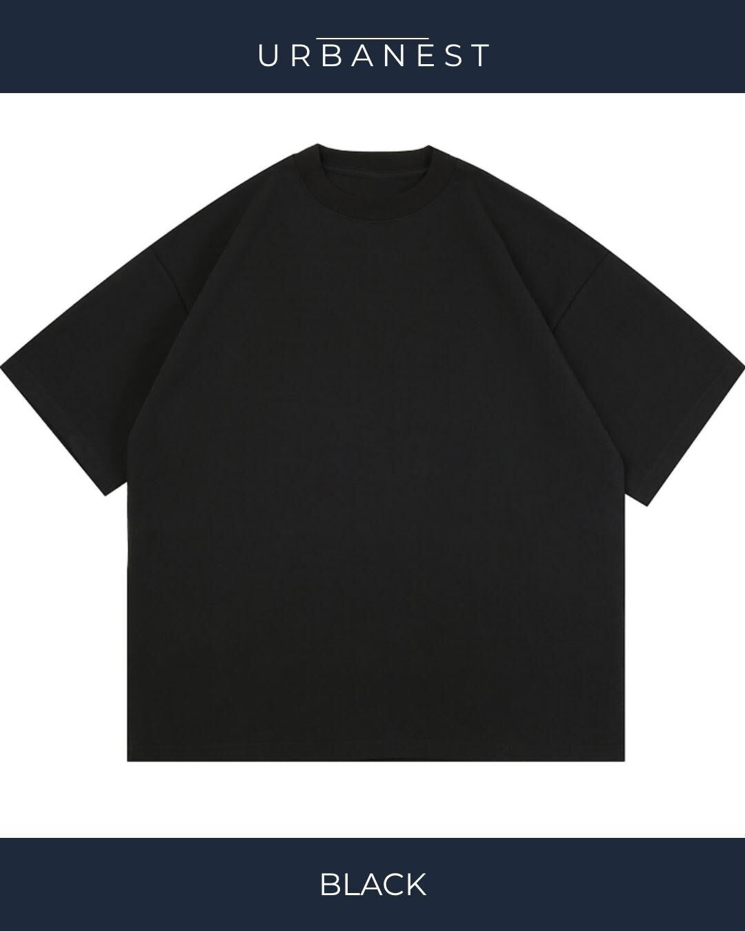【URBANEST】ドロップショルダーオーバーサイズTシャツ 4color UN0074