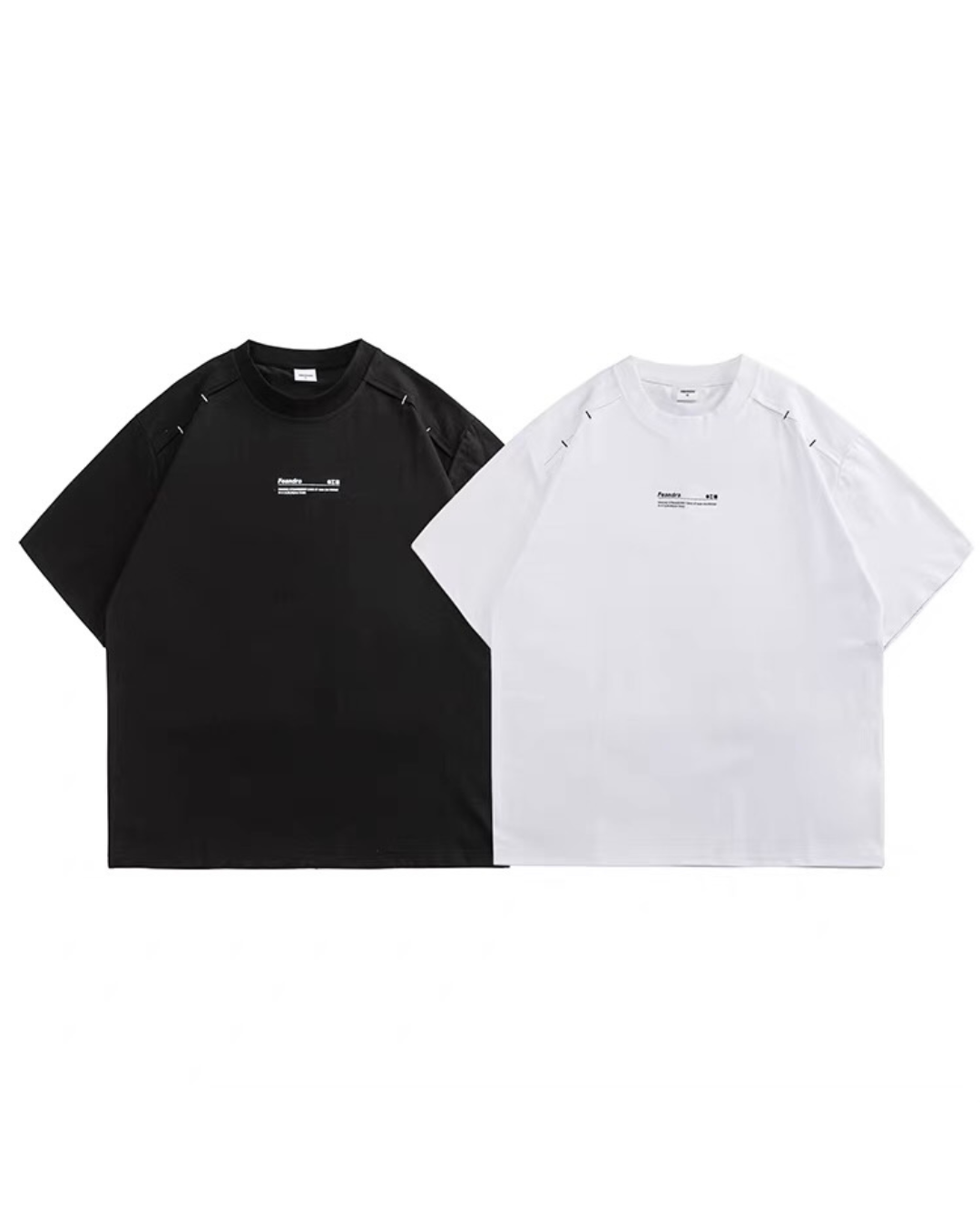 【URBANEST】ミニマルロゴステッチTシャツ 2color UN0021