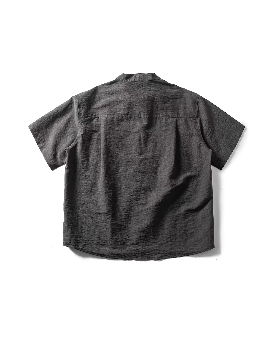 【URBANEST】スタンドカラーリネンブレンドシャツ 2color UN0035