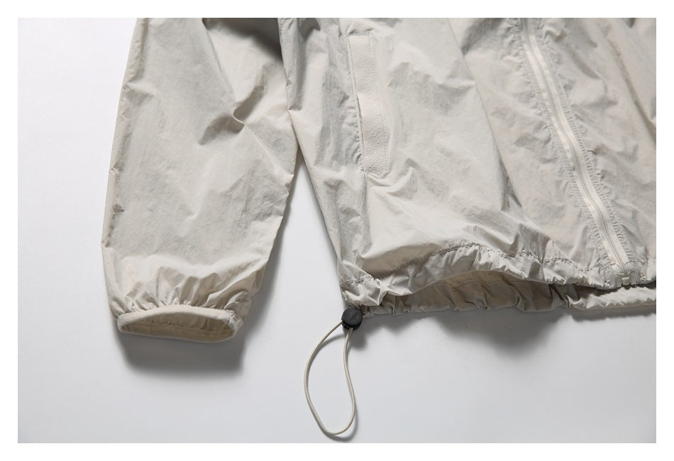 【URBANEST】lightweight hooded nylon jacket 2color 【UN0228】
