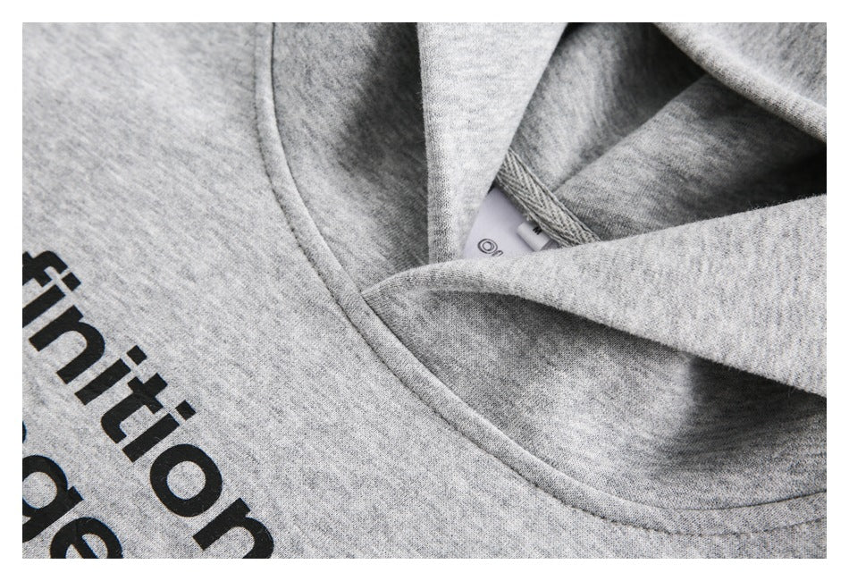 【URBANEST】letter printed loose pullover hoodie 2color 【UN0233】