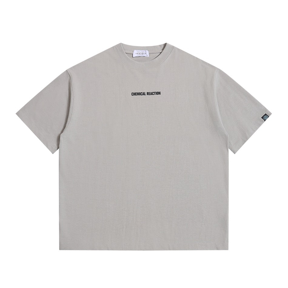 【URBANEST】chest text print casual t-shirt 5color 【UN0197】