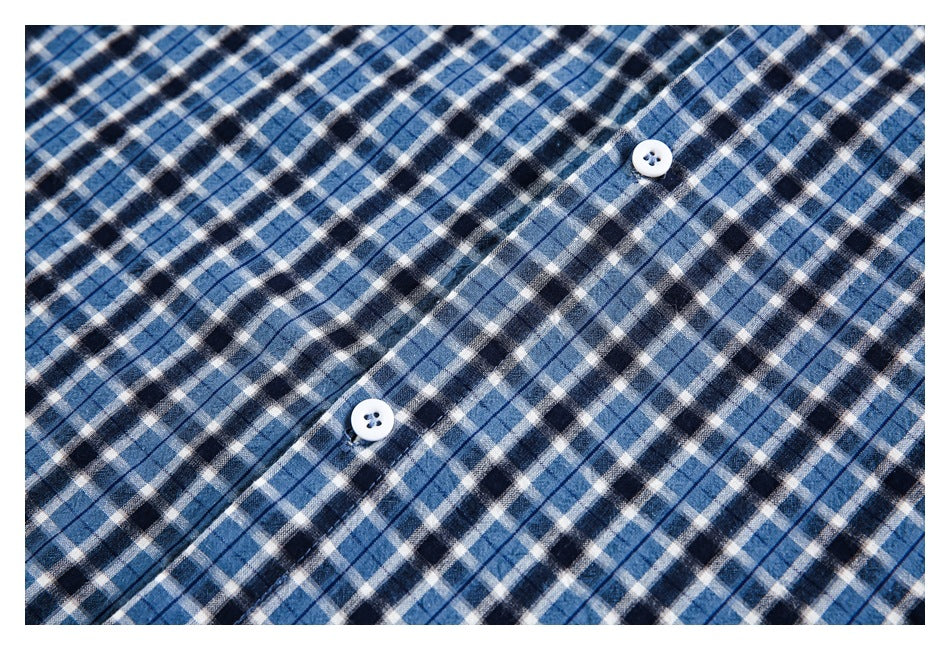 【URBANEST】plaid short sleeve casual shirt 1color 【UN0192】