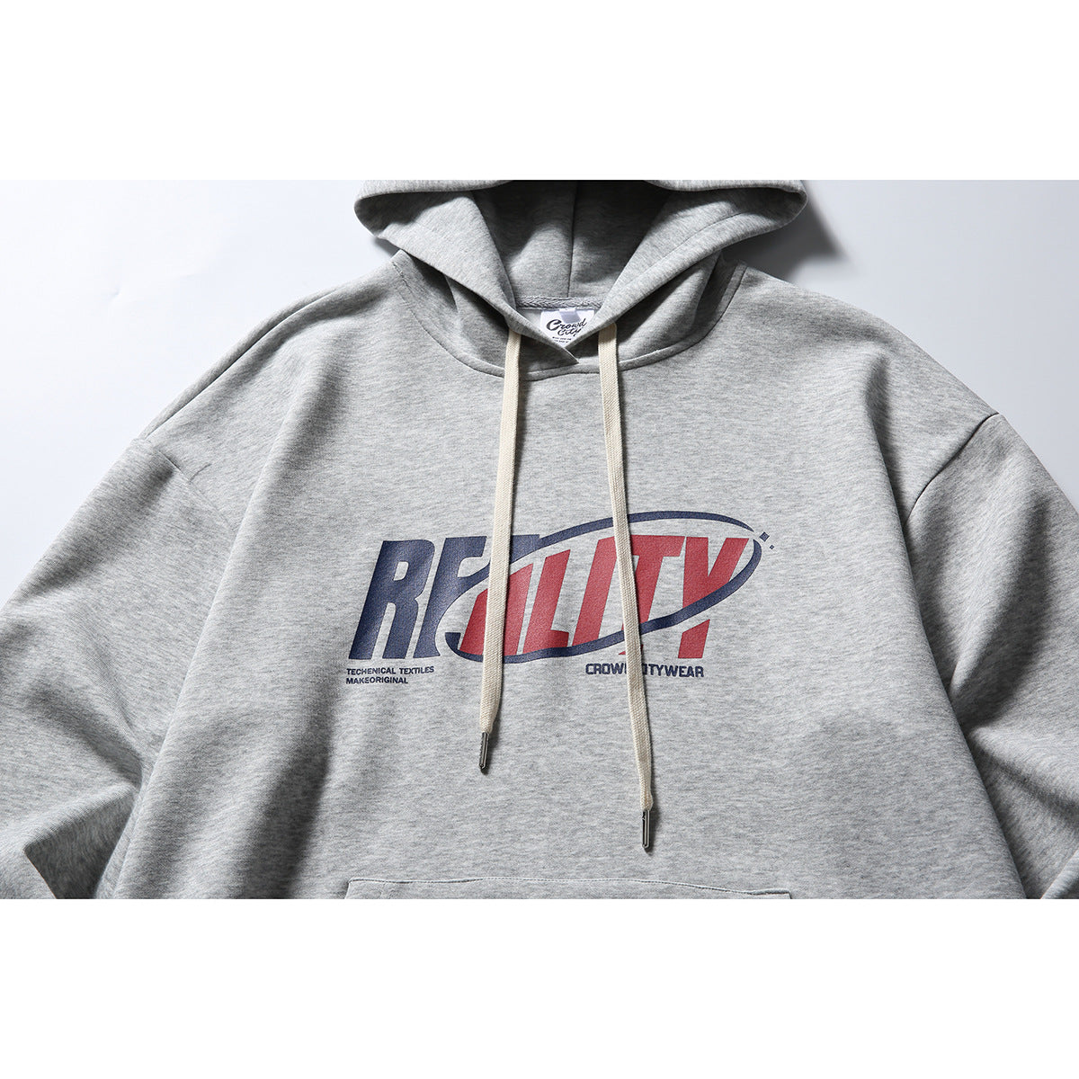 【URBANEST】printed pullover loose hoodie 3color 【UN0221】