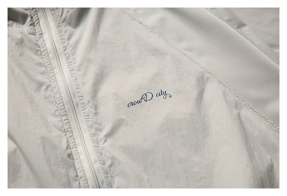 【URBANEST】lightweight hooded nylon jacket 2color 【UN0228】