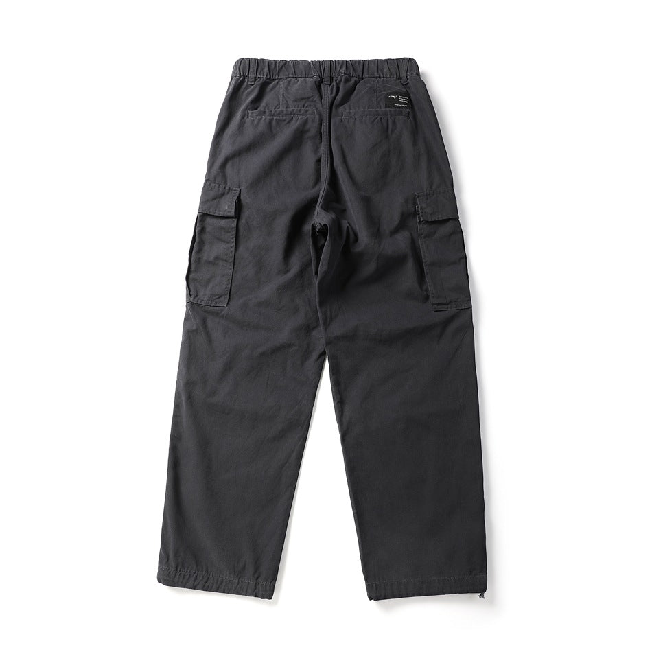 【URBANEST】camo knee tuck wide cargo easy pants 3color 【UN0243】