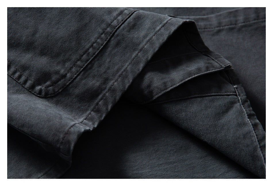 【URBANEST】corduroy collar canvas chore jacket 1color 【UN0242】