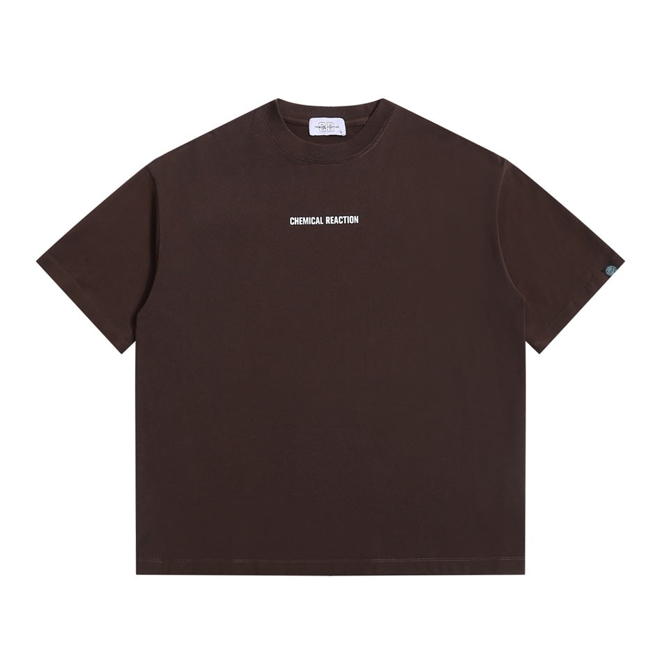 【URBANEST】chest text print casual t-shirt 5color 【UN0197】