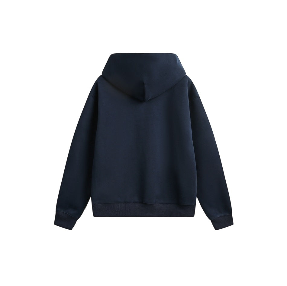【URBANEST】small text printed loose pullover hoodie 2color 【UN0234】