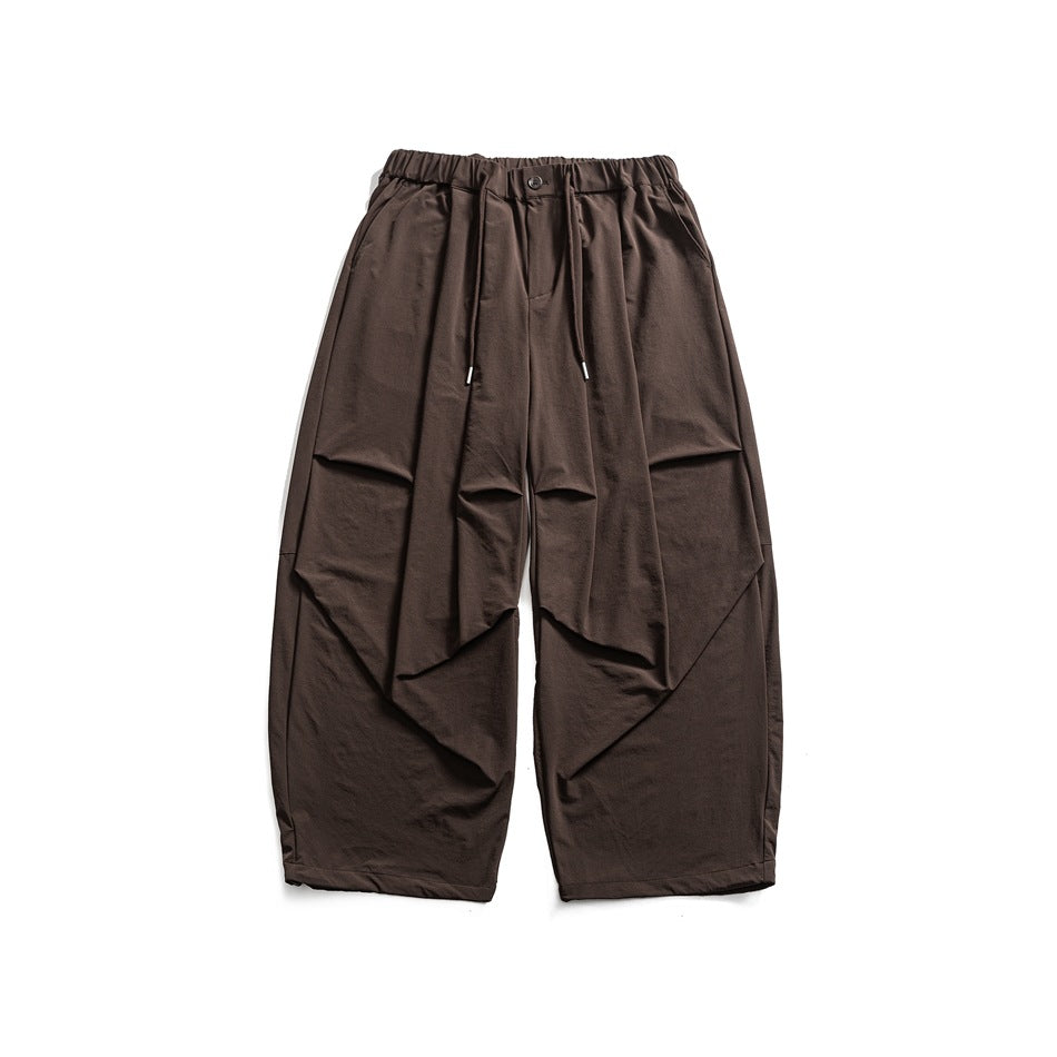 【URBANEST】draped wide leg easy pants 3color 【UN0219】