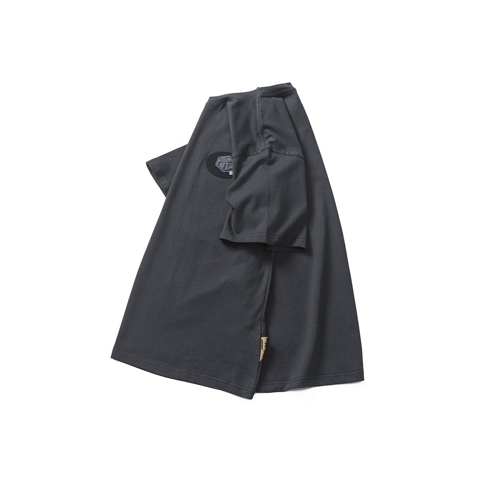【URBANEST】dice patch casual relaxed t-shirt 1color 【UN0202】