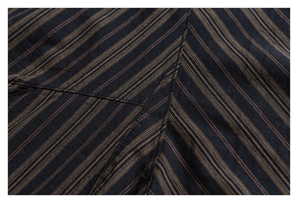 【URBANEST】striped long sleeve casual shirt 3color 【UN0213】