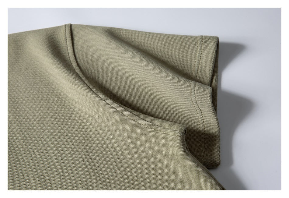 【URBANEST】half zip polo casual shirt 2color 【UN0205】