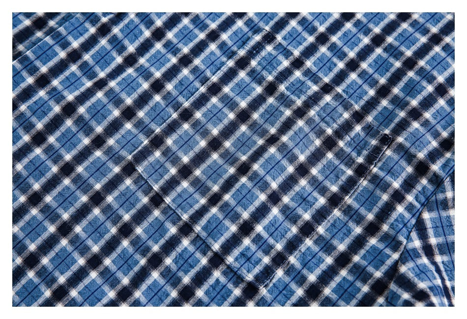 【URBANEST】plaid short sleeve casual shirt 1color 【UN0192】