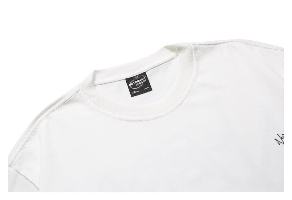 【URBANEST】【1着¥4990】【お得なSET商品】バックグラフィックストリートクルーネックTシャツ 2color 【UN0184】