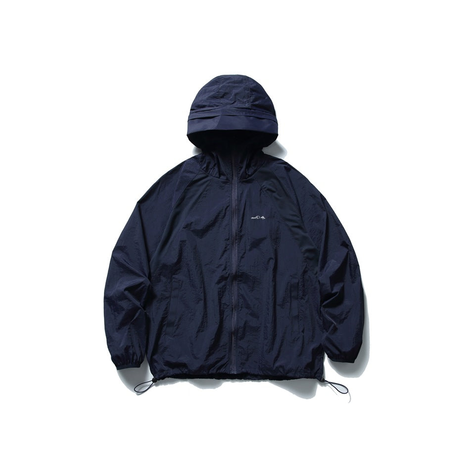 【URBANEST】lightweight hooded nylon jacket 2color 【UN0228】