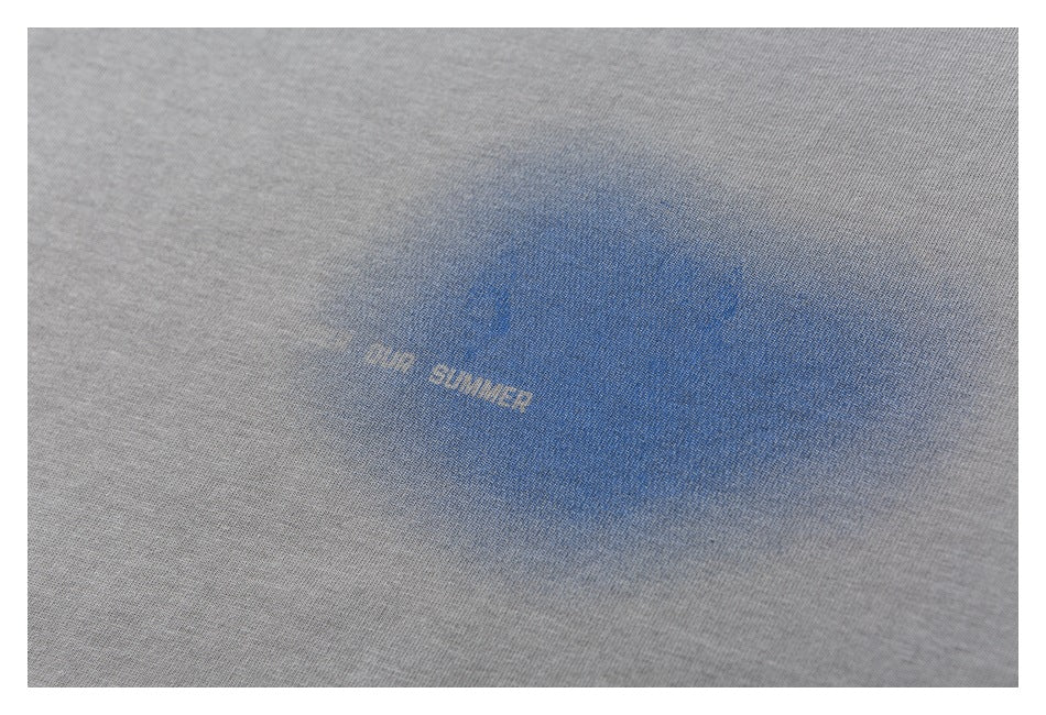 【URBANEST】ニュアンスブラープリントクルーネックTシャツ 1color 【UN0185】