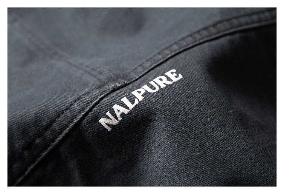 【URBANEST】corduroy collar canvas chore jacket 1color 【UN0242】