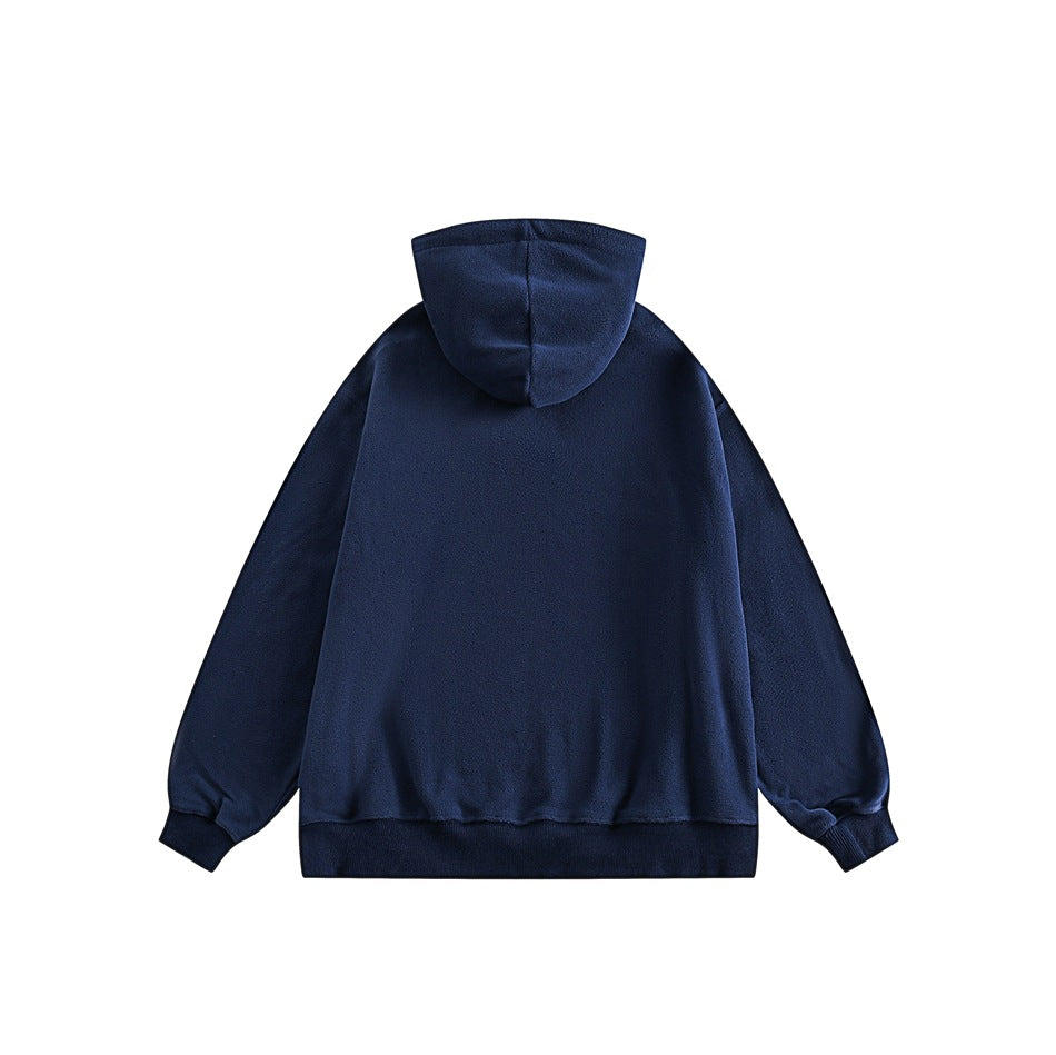 【URBANEST】letter printed fleece pullover hoodie 1color 【UN0229】