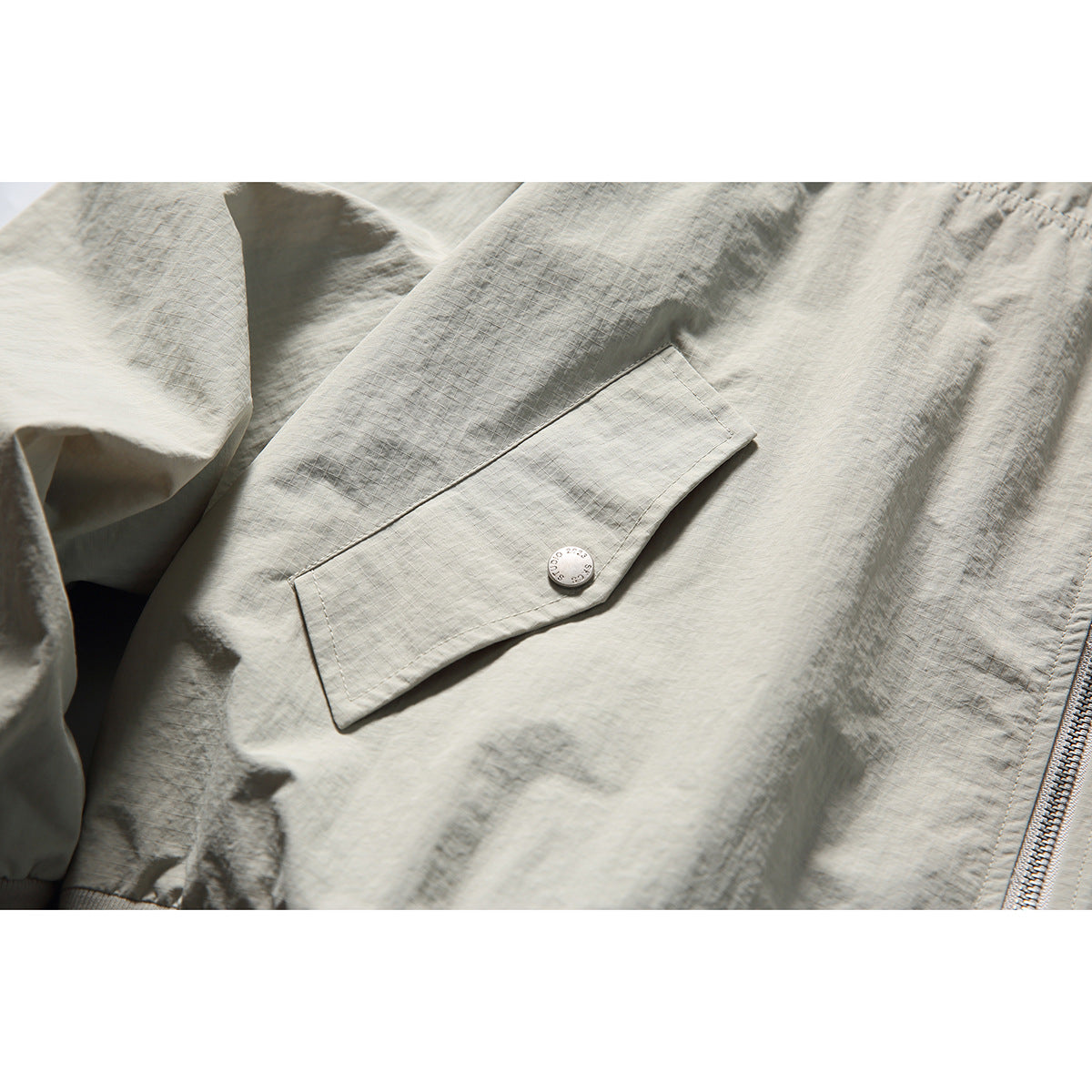 【URBANEST】stand collar flight zip jacket 2color 【UN0244】