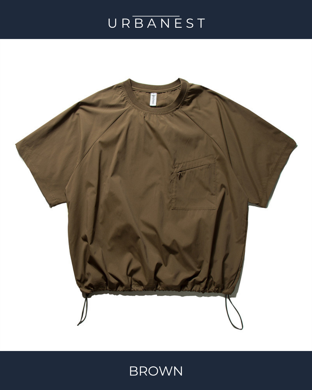 【URBANEST】ドローコードラグランTシャツ 2color UN0001