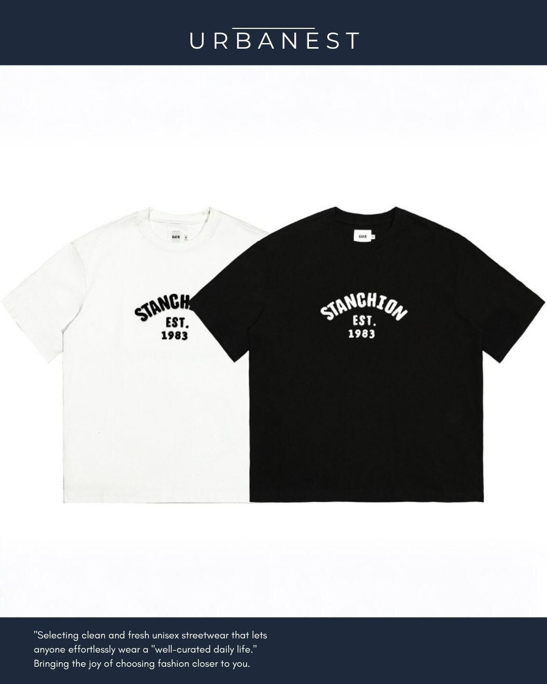 【URBANEST】【1着¥4490】【お得なSET商品】カレッジロゴクルーネックTシャツ 2color UN0096
