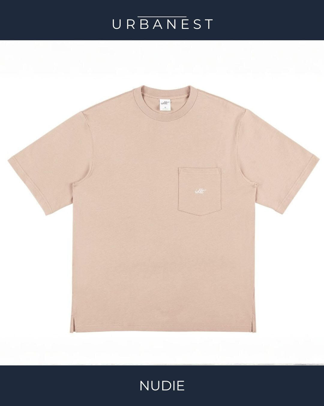 【URBANEST】【1着¥5490】【お得なSET商品】胸ポケットワンポイントクルーネックTシャツ 7color UN0073
