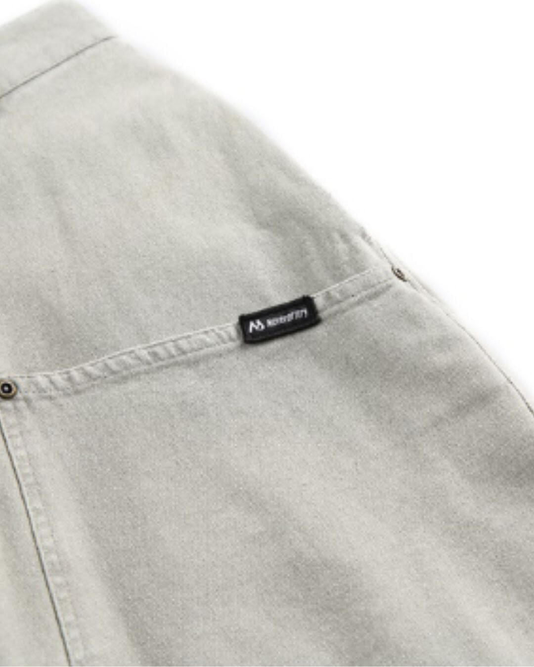 【URBANEST】ワイドデニムウォッシュ加工ハーフパンツ 2color UN0100