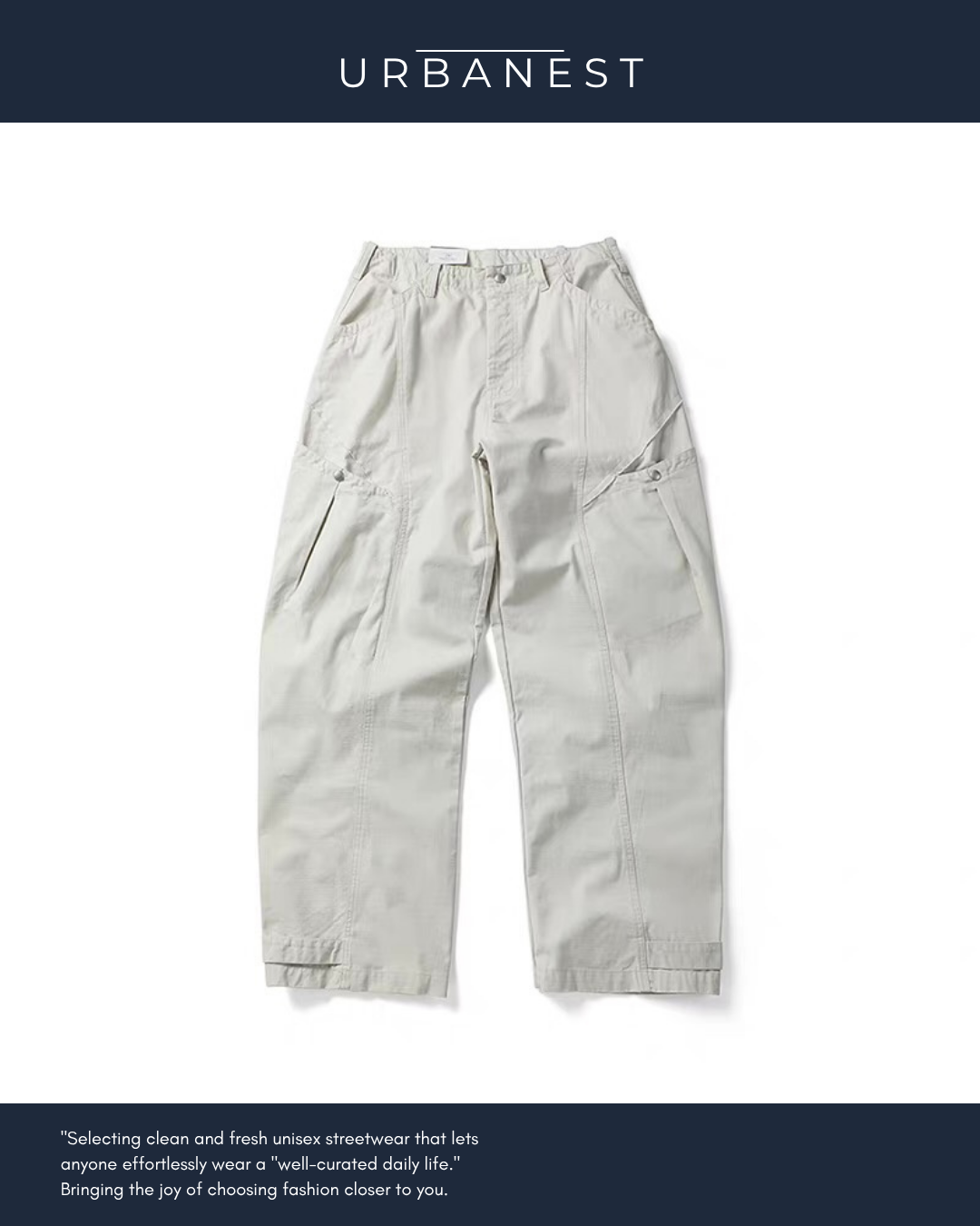 【URBANEST】ワイドカーゴバルーンパンツ 2color UN0045