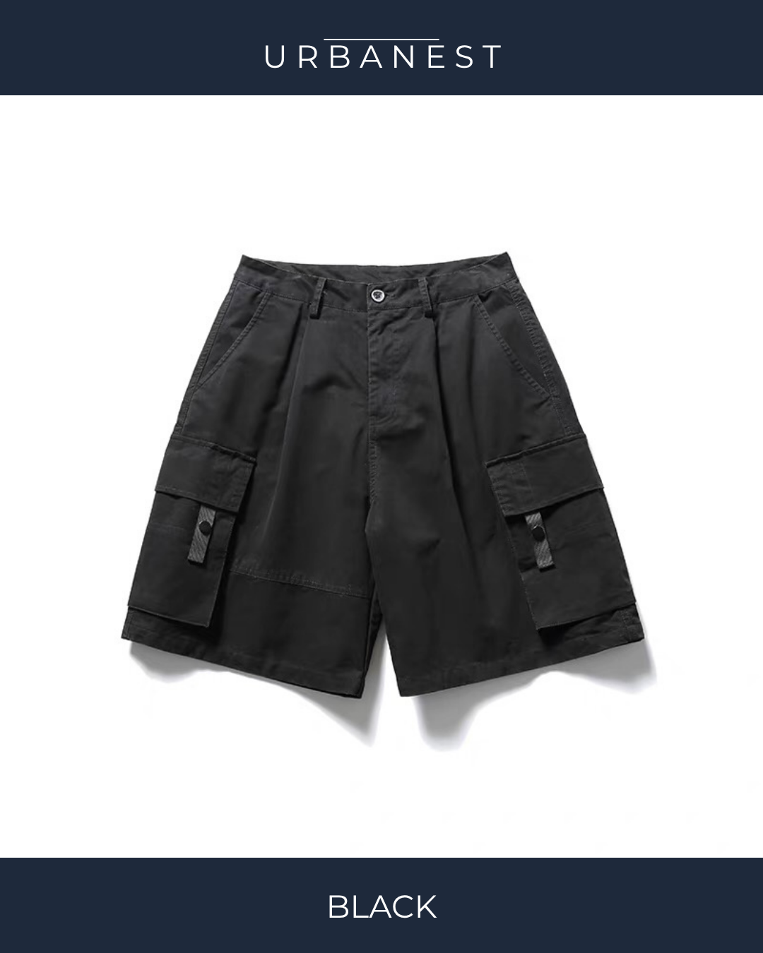 【URBANEST】フラップカーゴショートパンツ 3color UN0015