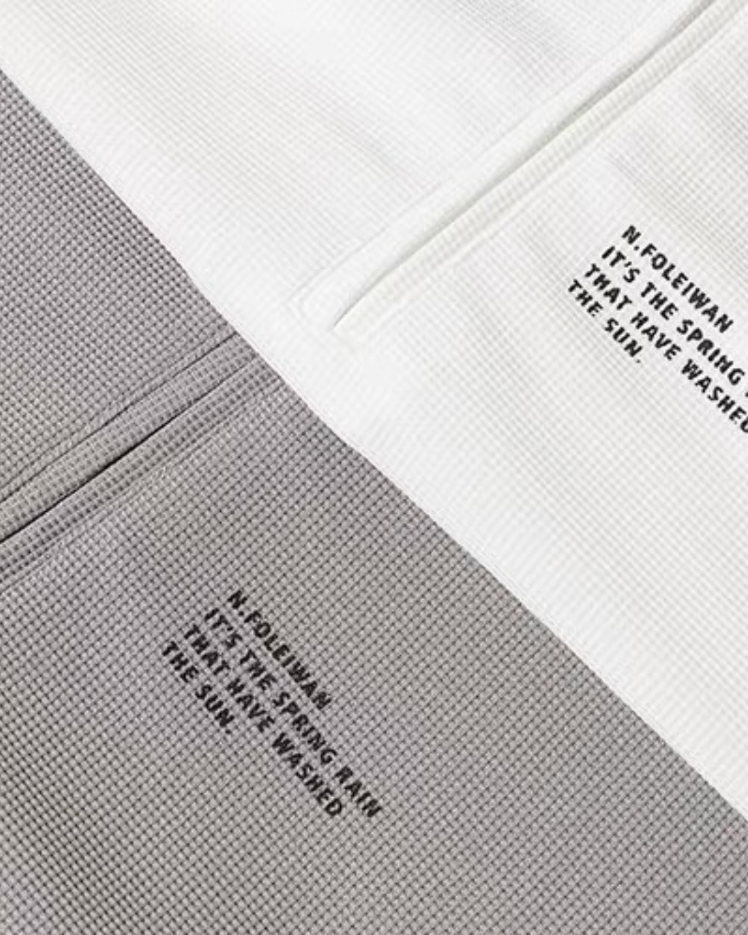 【URBANEST】ワッフルポケットルーズTシャツ 2color UN0033