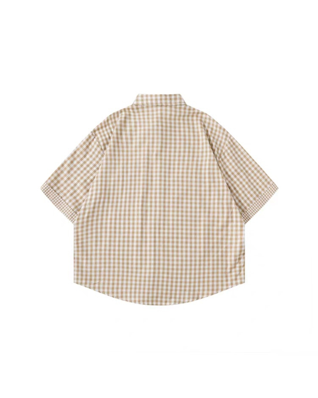 【URBANEST】ミックスギンガムダブルポケットシャツ 2color UN0029