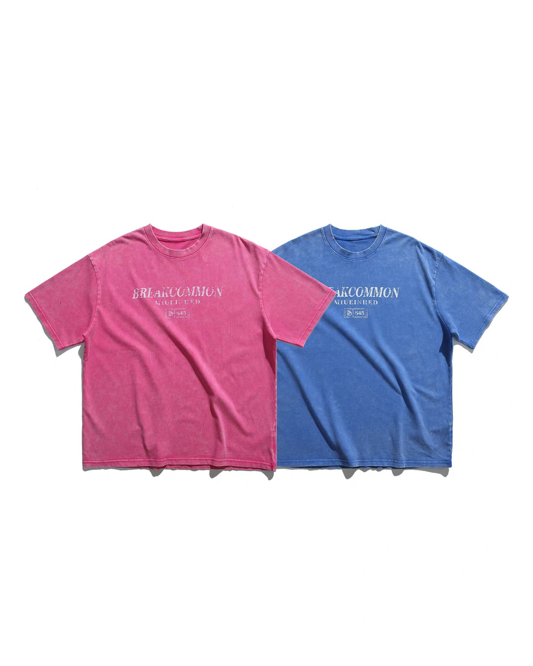 【URBANEST】ヴィンテージウォッシュロゴTシャツ 2color UN0012