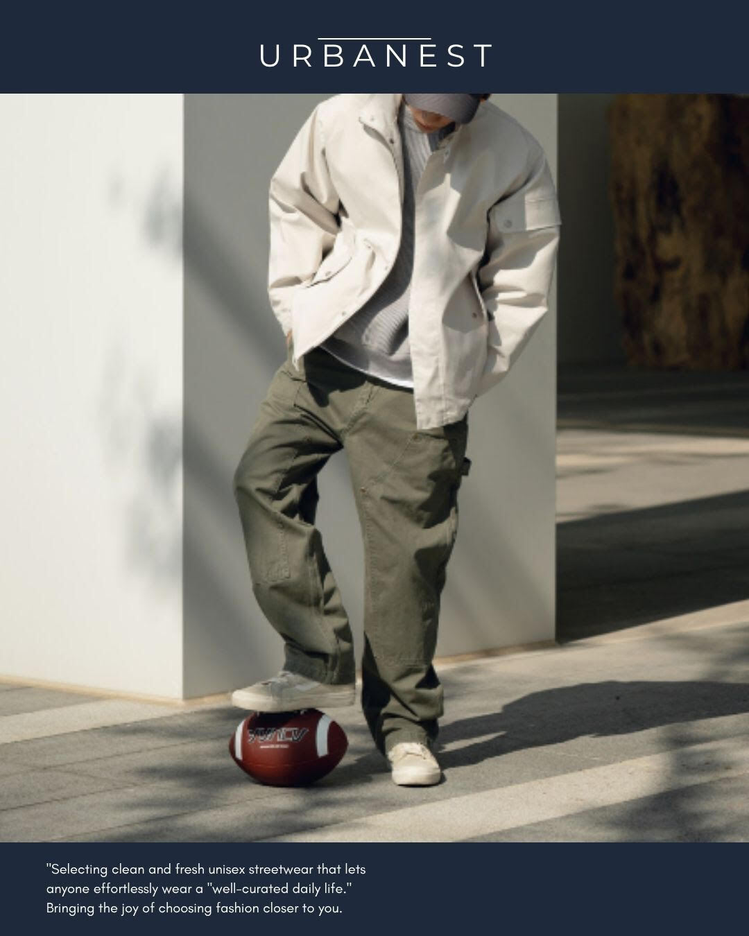 【URBANEST】ダブルニーワイドペインターワークパンツ 4color UN0083