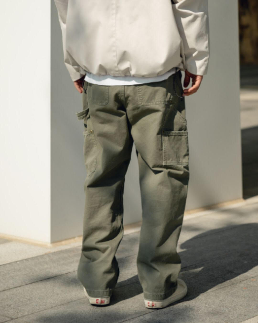 【URBANEST】ダブルニーワイドペインターワークパンツ 4color UN0083